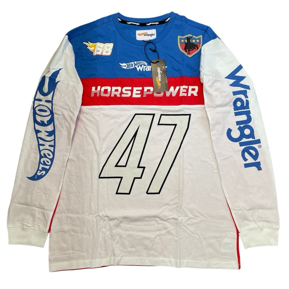 Wrangler x Hot Wheels Men's Colorblock Long-Sleeve Shirt